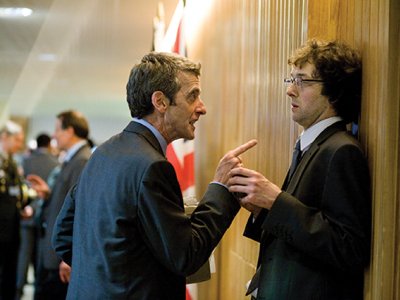 Alastair Campbell - sorry, Malcolm Tucker - gently and affirmingly corrects a colleague. Alastair Campbell - sorry, Malcolm Tucker - gently and affirmingly corrects a colleague.
